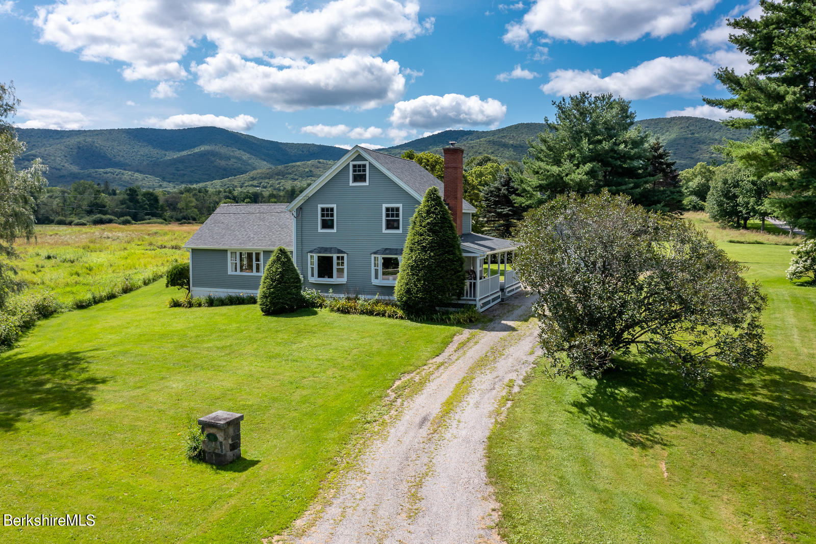 319 Hancock Road Williamstown, MA 01267 - Photo 36 of 39 a aerial view of a house with a yard