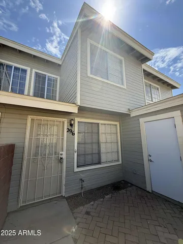 a view of a house with door
