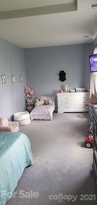 96 Catawba River Road Fletcher, NC 28732 - Photo 9 of 20 a bedroom with a bed and a chandelier