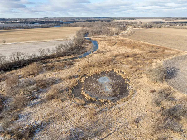 a view of an ocean and beach
