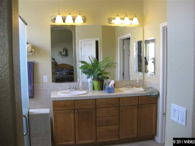 1610 Caliterra Way Reno, NV 89521 - Photo 8 of 13 a bathroom with a sink and a mirror