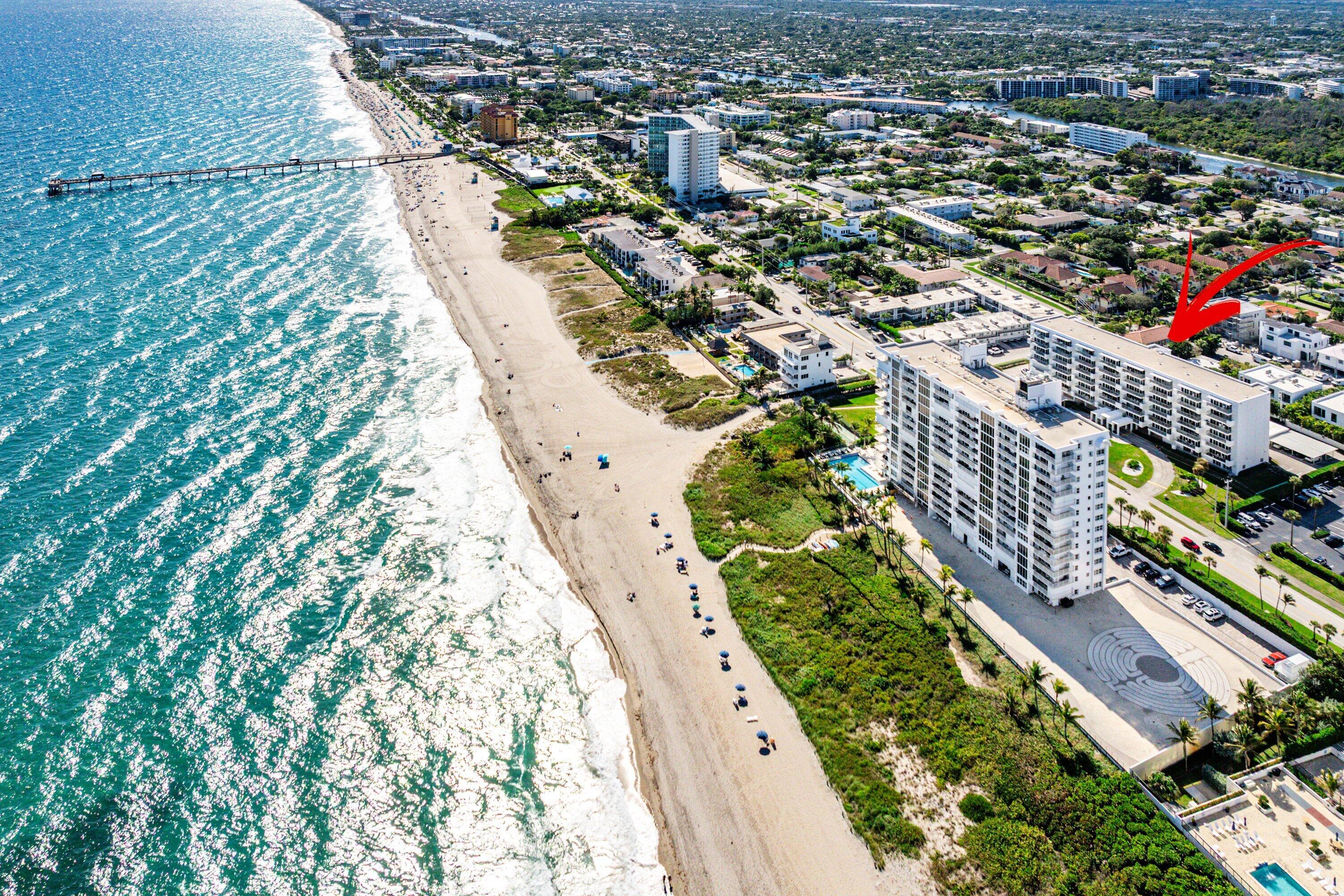 3051 South Ocean Boulevard, Unit 2050 Boca Raton, FL 33432 - Photo 3 of 32 an aerial view of residential houses with outdoor space