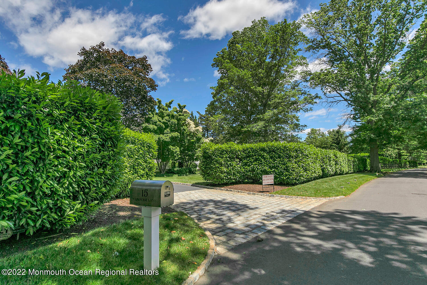15 Conover Lane Rumson, NJ 07760 - Photo 24 of 36 Driveway Entrance