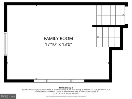 a picture of floor with a white wall and a painting