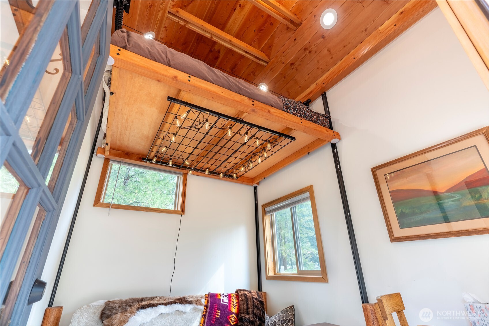 11 Littell Road Mazama, WA 98833 - Photo 4 of 15 a view of hallway with a window and furniture
