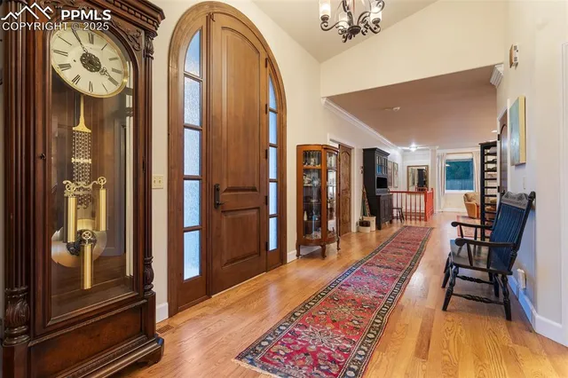 a very nice looking room with wooden floor