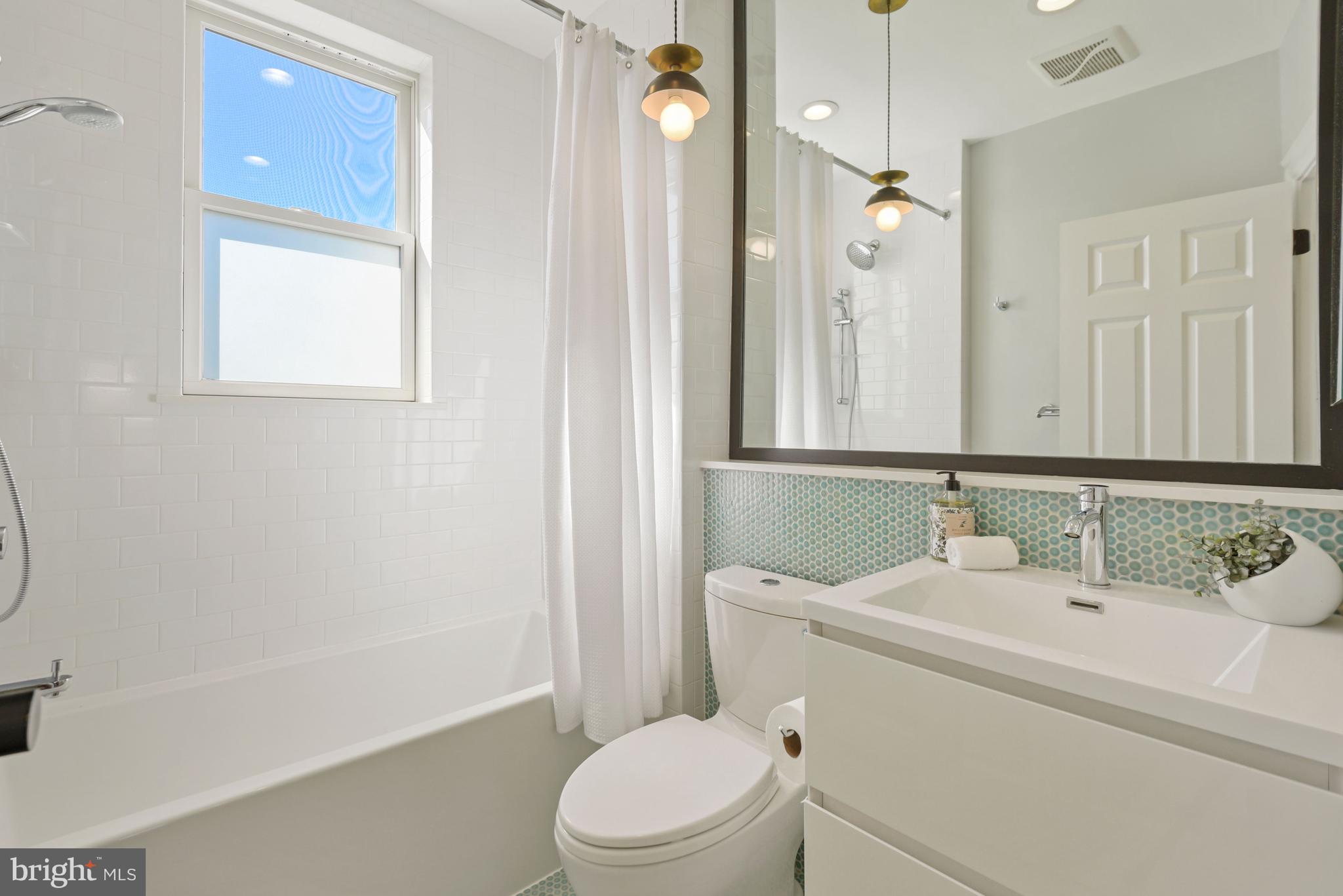 514 Tuckerman Street Northwest Washington, DC 20011 - Photo 22 of 30 Totally reconstructed full bath