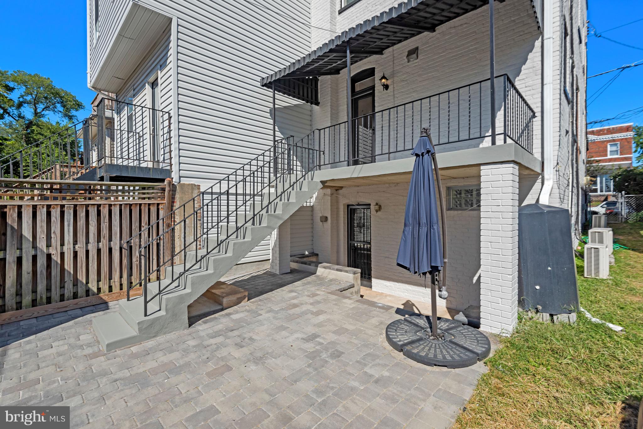 514 Tuckerman Street Northwest Washington, DC 20011 - Photo 29 of 30 Paver patio & driveway