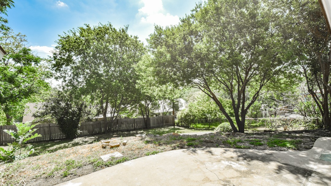 910 Rocky Spring Road Austin, TX 78753 - Photo 26 of 26 a view of a yard with plants and trees