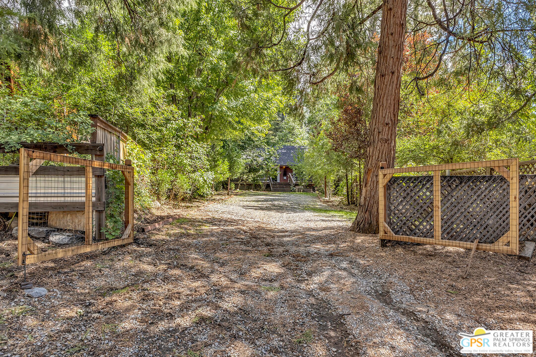 25300 Tahquitz Road Idyllwild, CA 92549 - Photo 1 of 75 a view of backyard with wooden fence