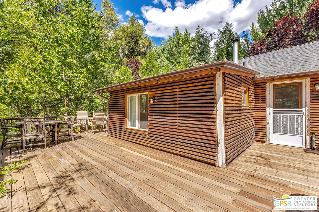25300 Tahquitz Road Idyllwild, CA 92549 - Photo 59 of 75 a front view of a house with a yard