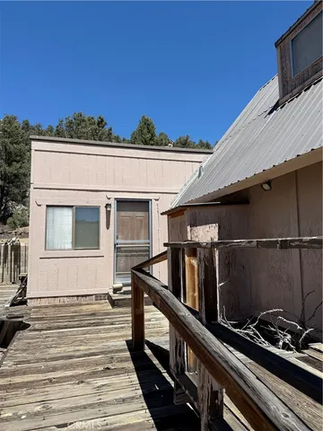 a view of a house with a balcony