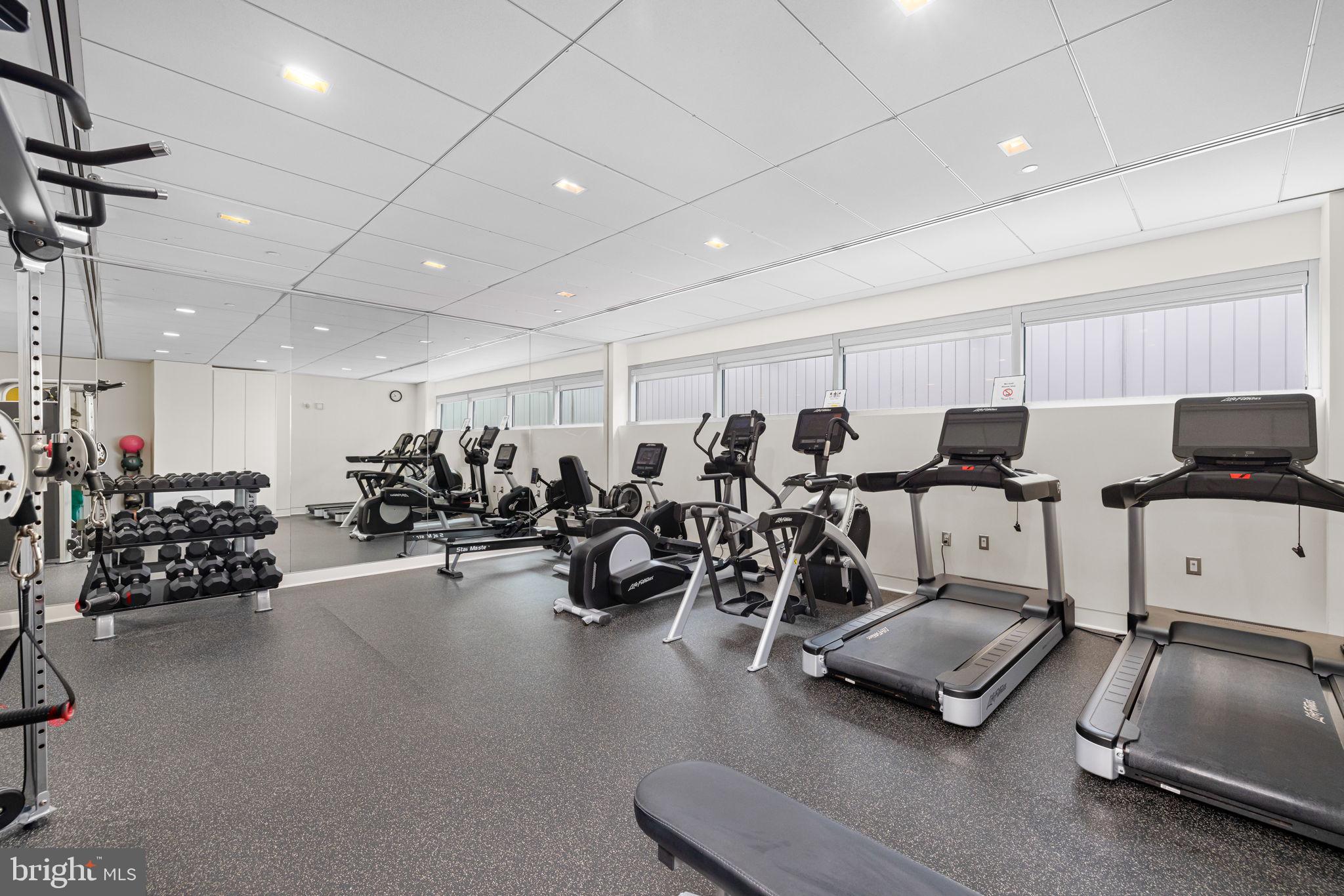 1177 22nd Street Northwest, Unit 4F Washington, DC 20037 - Photo 17 of 20 Rooftop gym