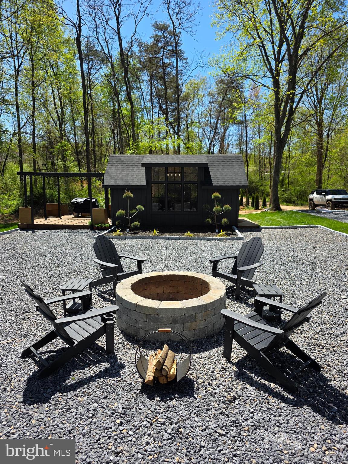 643 Hanging Rock Road Augusta, WV 26704 - Photo 17 of 22 fire pit and gathering area