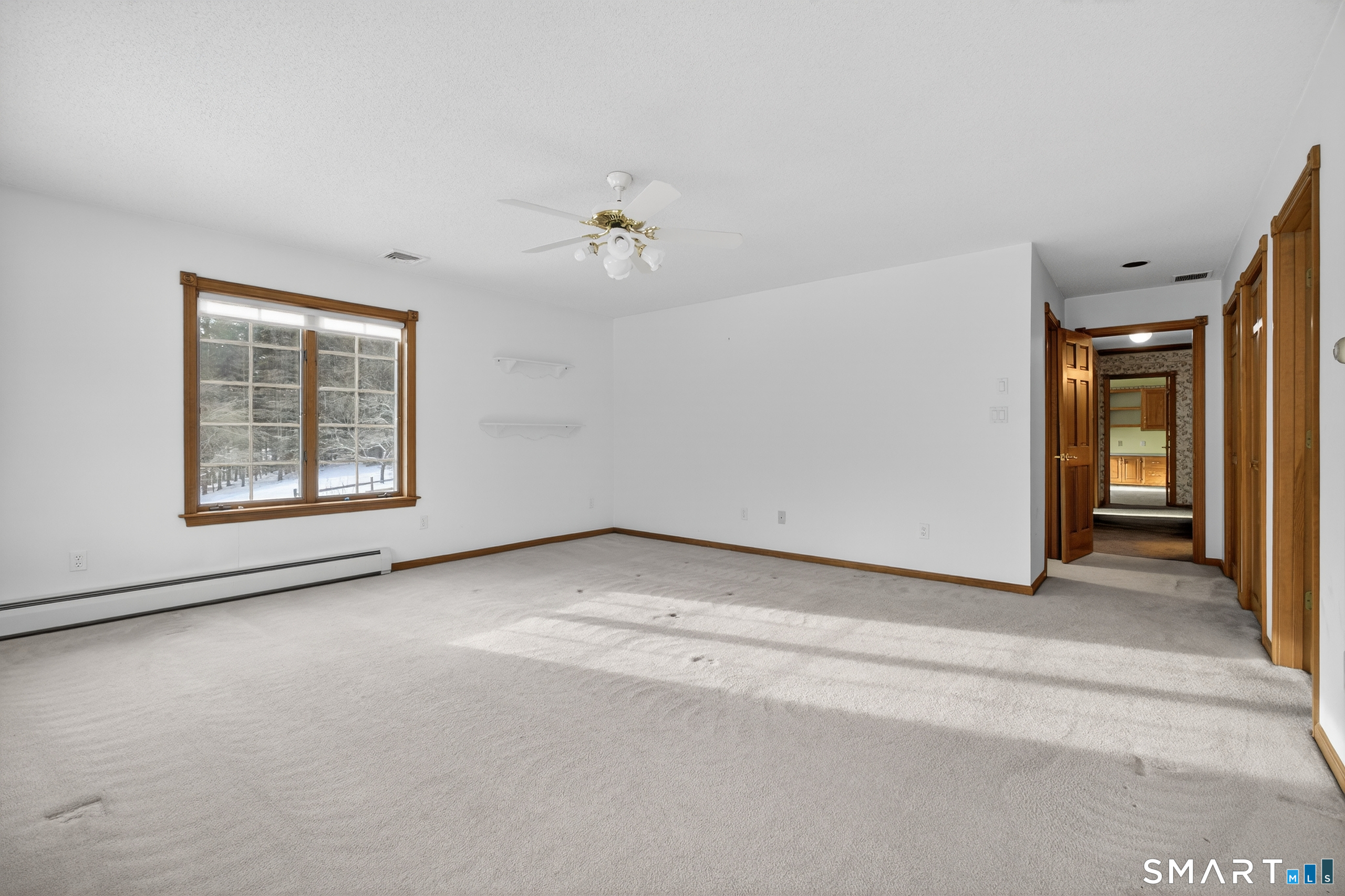 61 Edwards Road Bethany, CT 06524 - Photo 35 of 40 a view of an empty room with a window