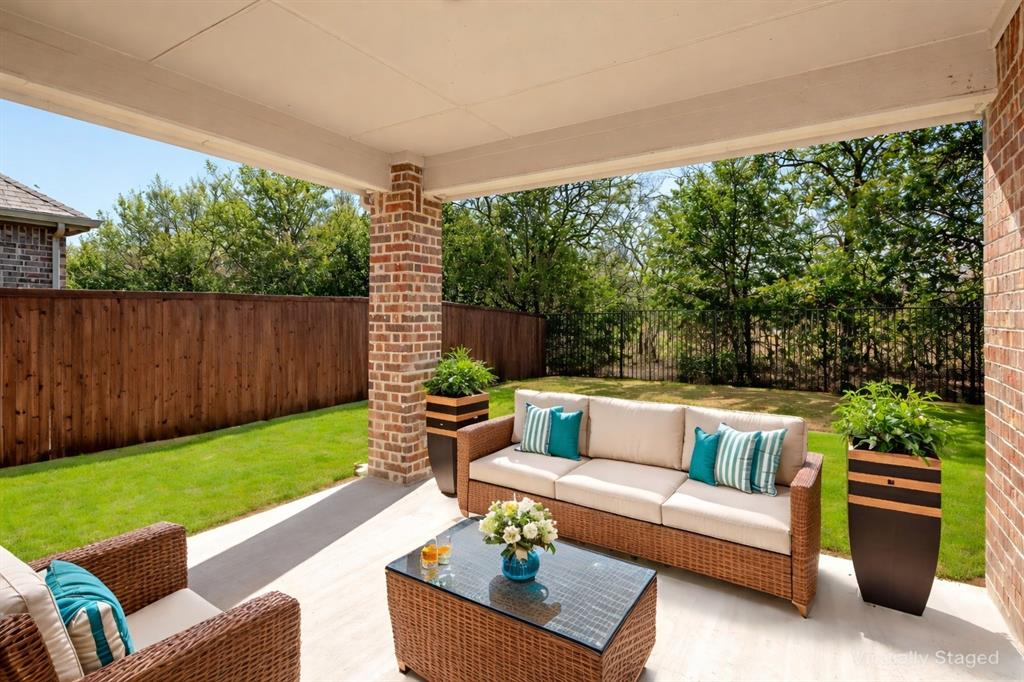 1500 Elizabeth Street Anna, TX 75409 - Photo 4 of 25 a outdoor living space with furniture and a garden