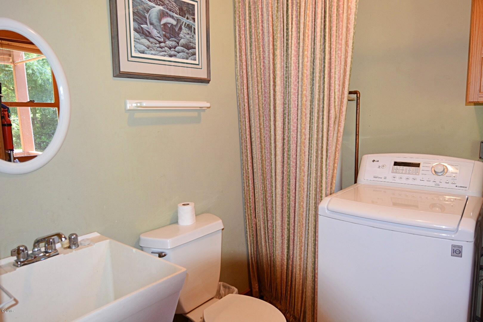 1754 Old River Road Northeast Siletz, OR 97380 - Photo 29 of 42 Laundry/half bath