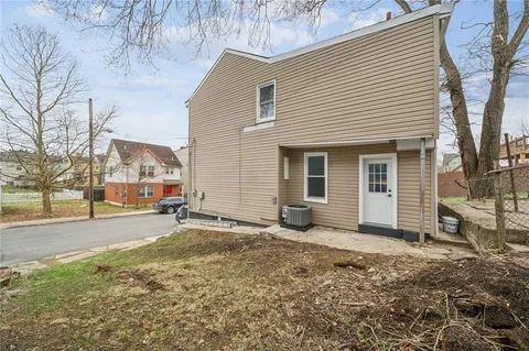 a backyard of a house