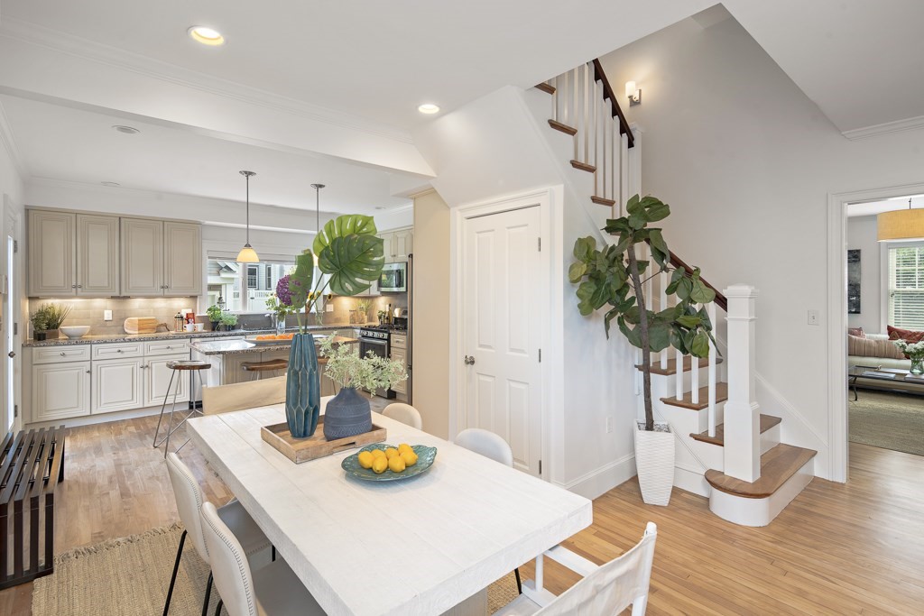 106 Florence Avenue Arlington, MA 02476 - Photo 4 of 32 a kitchen with a table and chairs