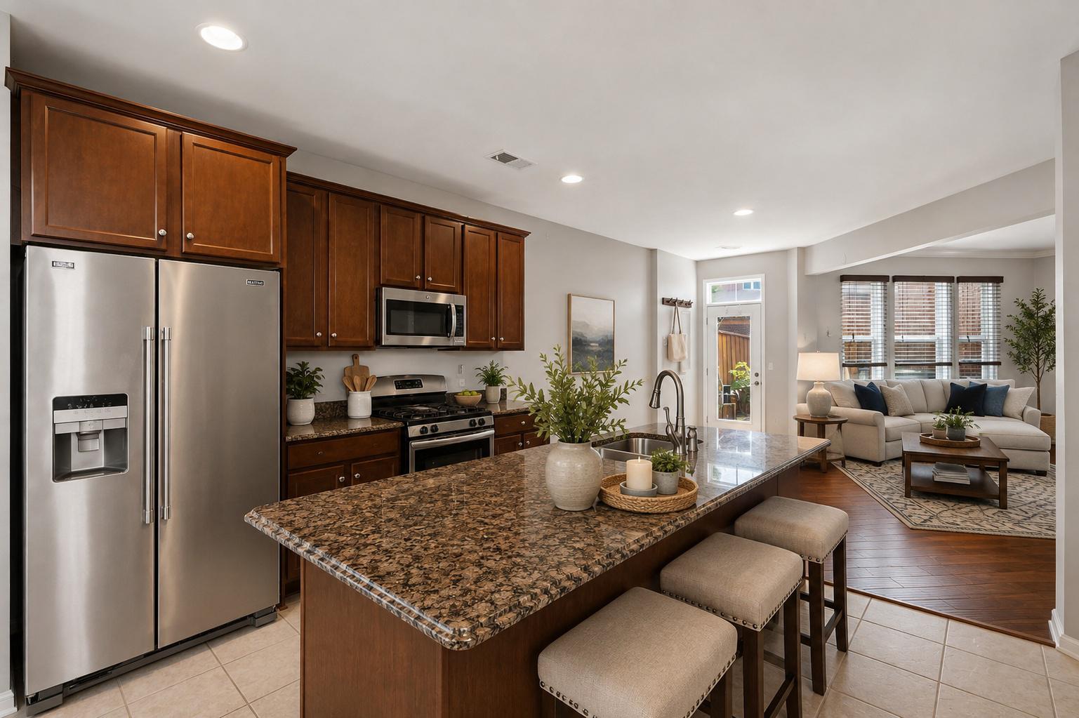 Modern kitchen Virtually Staged
