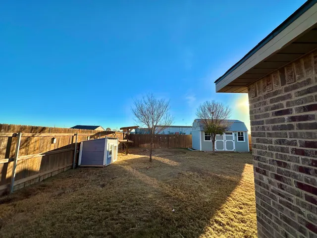 a view of outdoor space with seating area