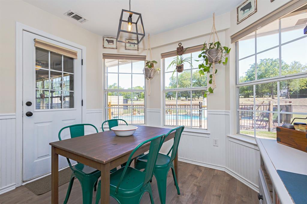 13508 Deussen Road Ponder, TX 76259 - Photo 17 of 40 a view of a dining room with furniture window and outside view