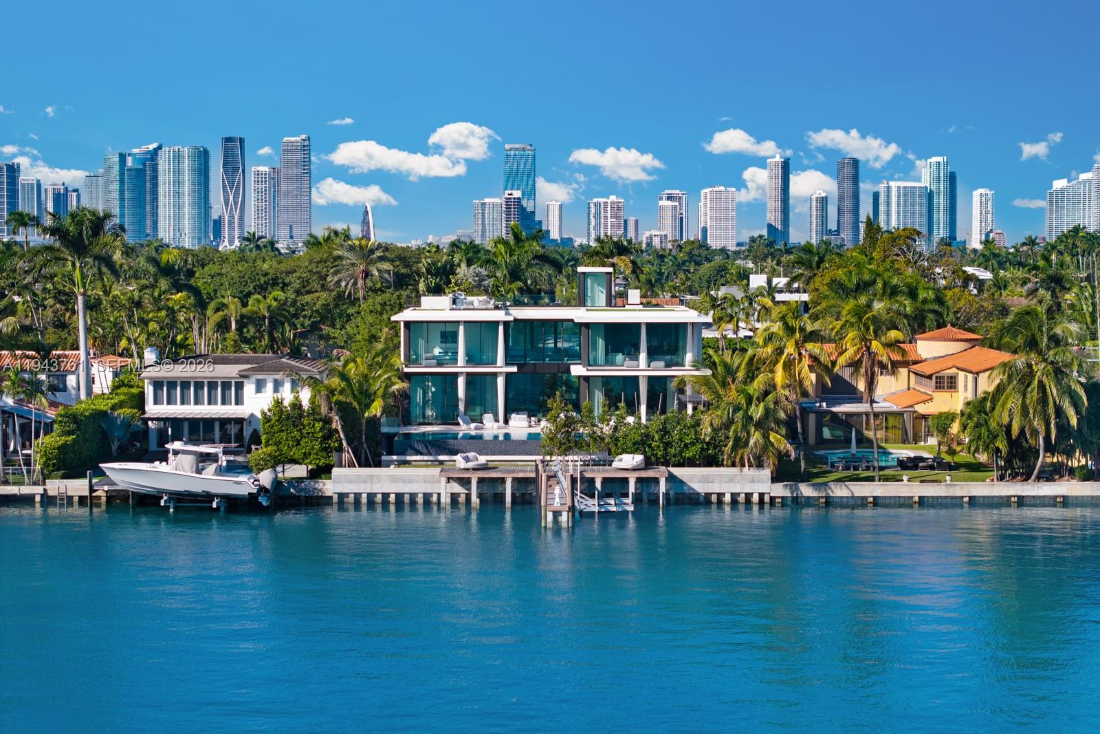 217 East Rivo Alto Drive Miami Beach, FL 33139 - Photo 64 of 87 a view of a lake with a house