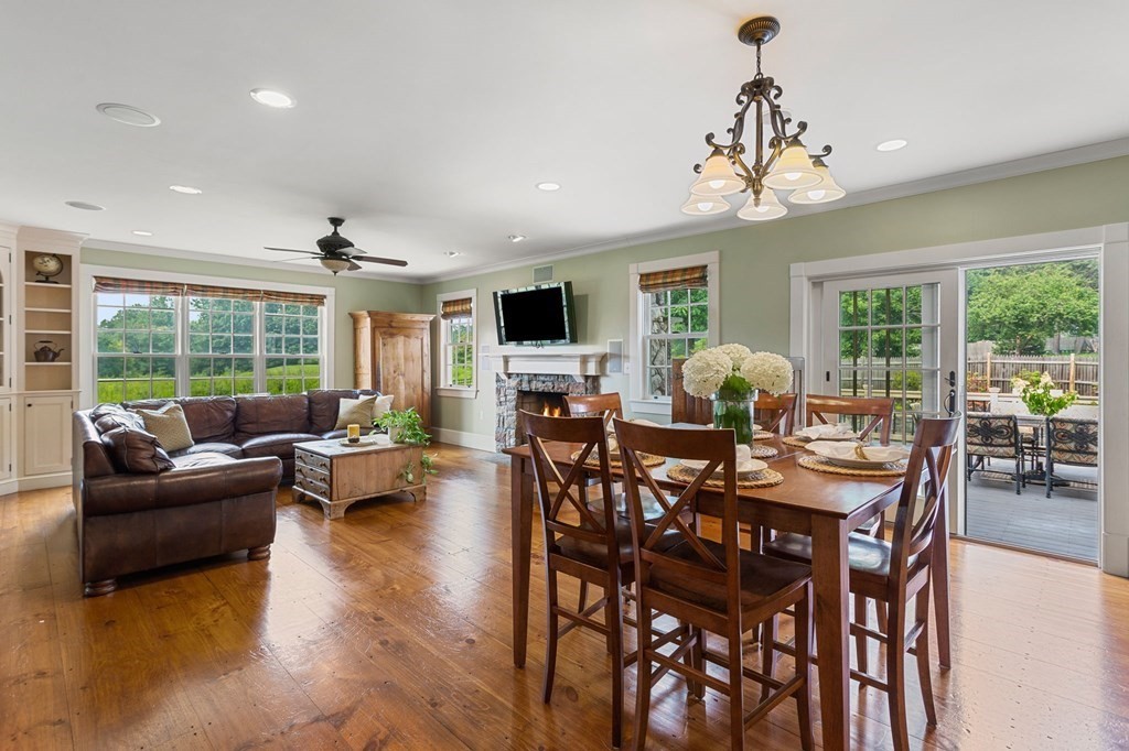44 Old Ayer Road Groton, MA 01450 - Photo 13 of 41 a view of a dining room with furniture window and outside view
