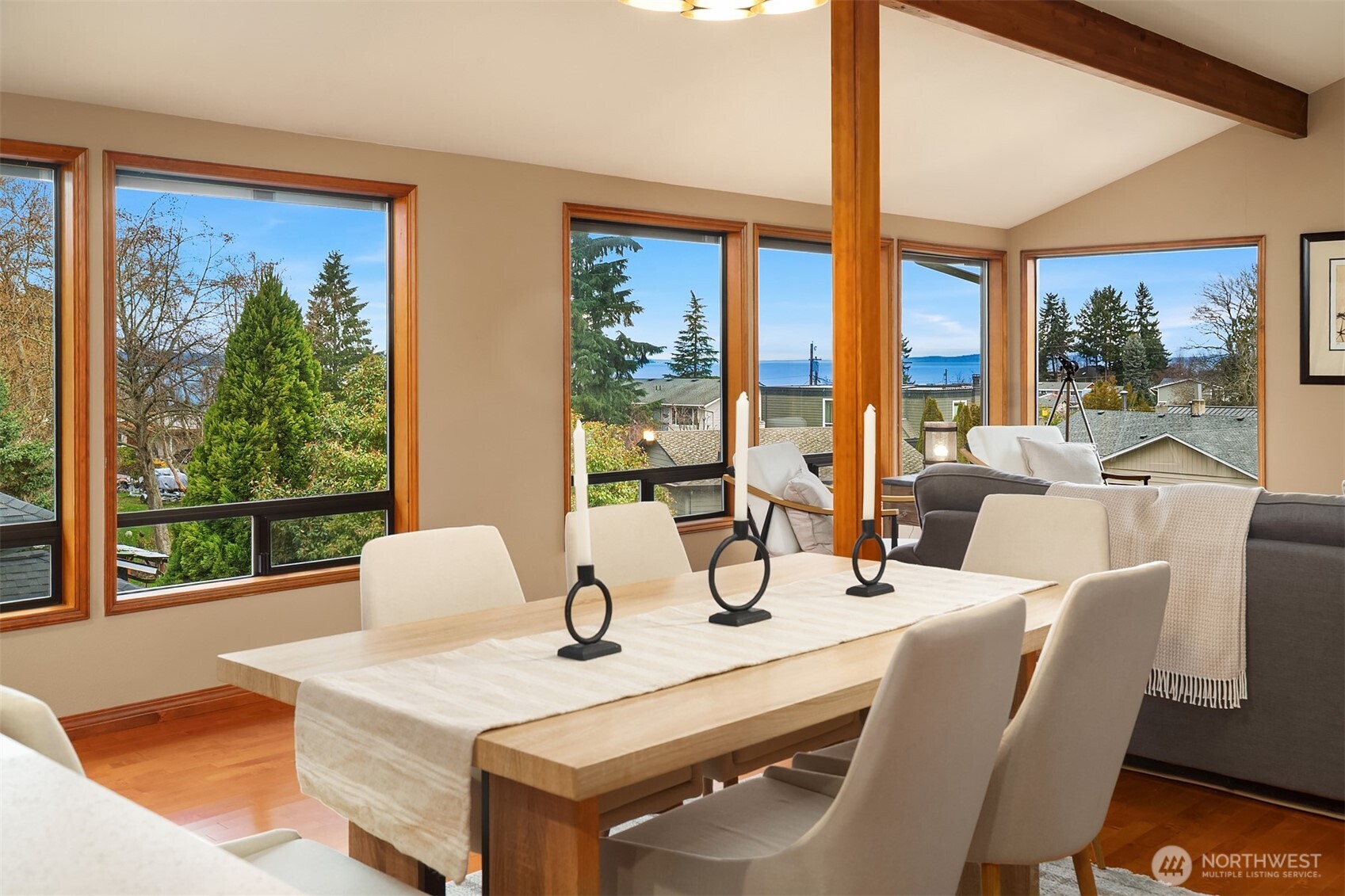 902 7th Avenue South Edmonds, WA 98020 - Photo 7 of 34 a living room with furniture a large window with outer view