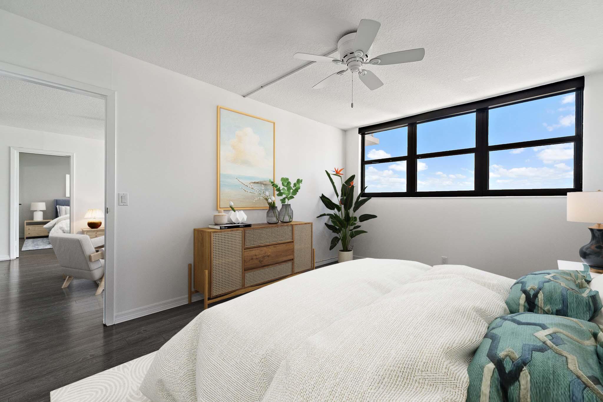 336 Golfview Road, Unit 719 North Palm Beach, FL 33408 - Photo 22 of 60 Second Bedroom Staged