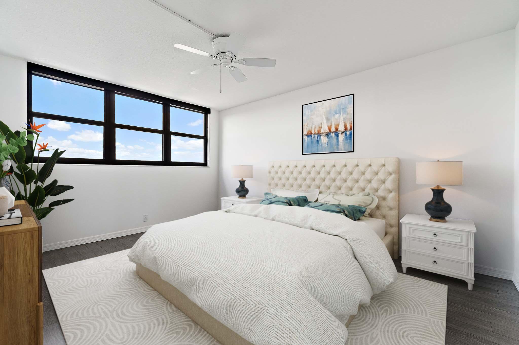 336 Golfview Road, Unit 719 North Palm Beach, FL 33408 - Photo 24 of 60 Second Bedroom 2 Staged