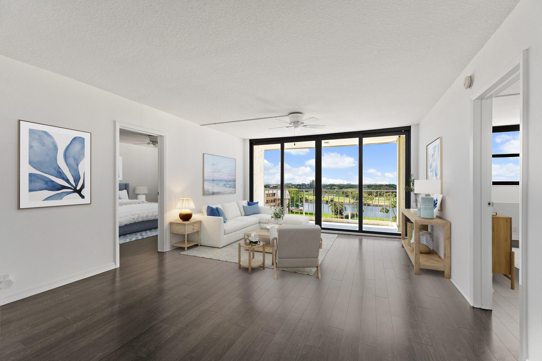 336 Golfview Road, Unit 719 North Palm Beach, FL 33408 - Photo 3 of 60 Living Room 2 Staged