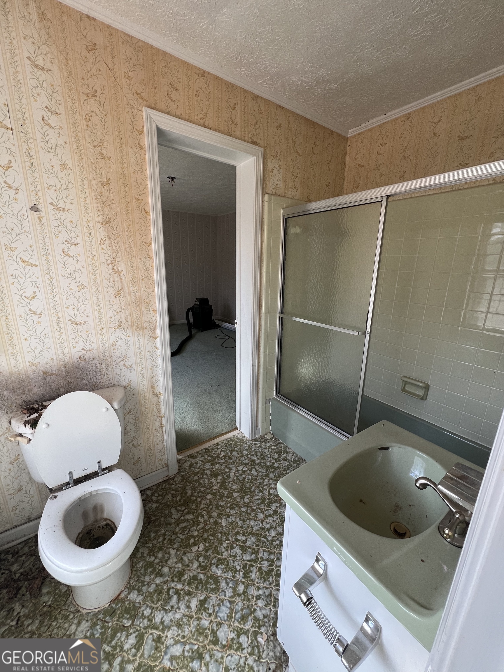 2282 Fairburn Road Douglasville, GA 30135 - Photo 12 of 14 a bathroom with a sink a toilet and shower
