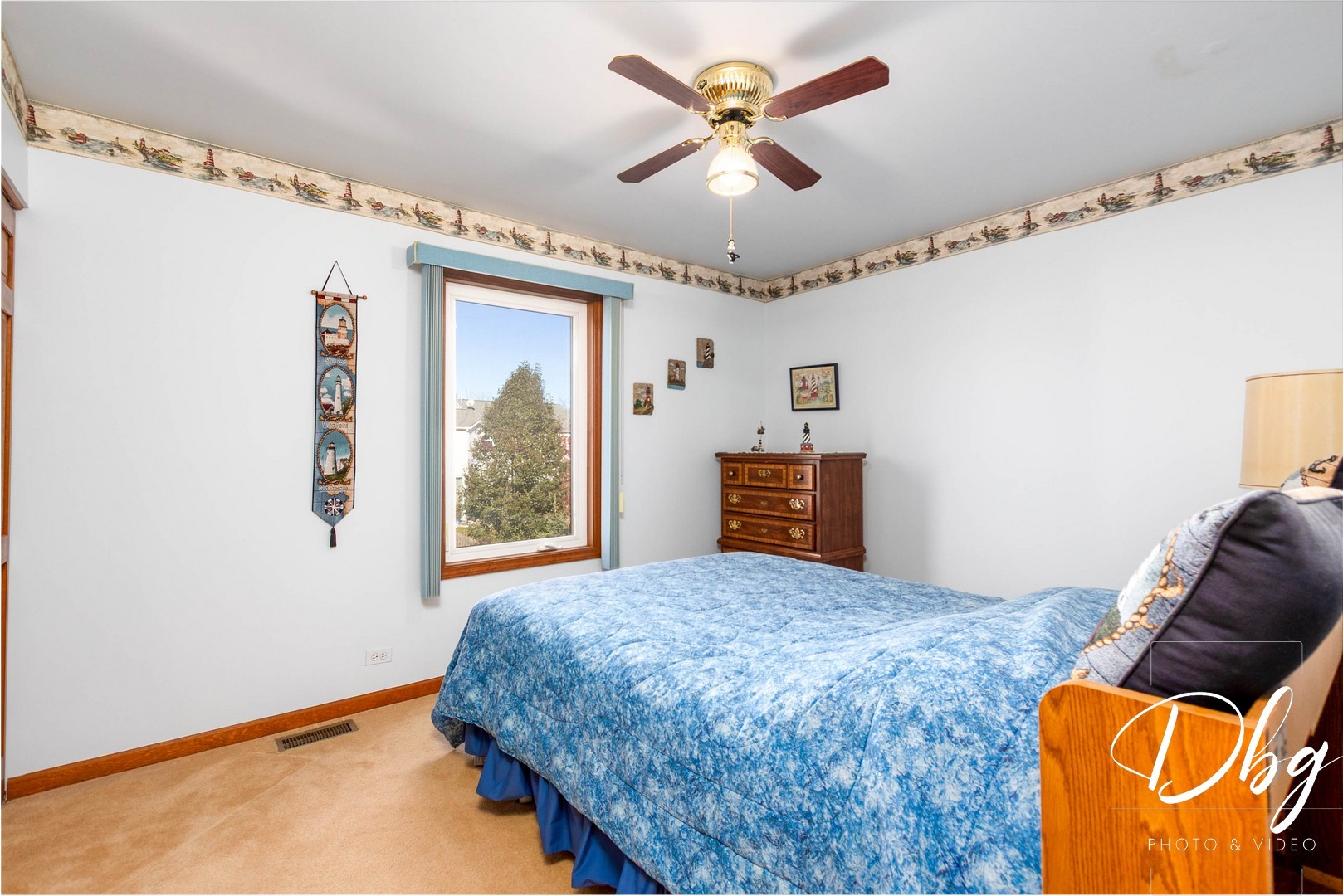 252 Carters Grove Court Grayslake, IL 60030 - Photo 21 of 69 a bedroom with a bed and a chandelier