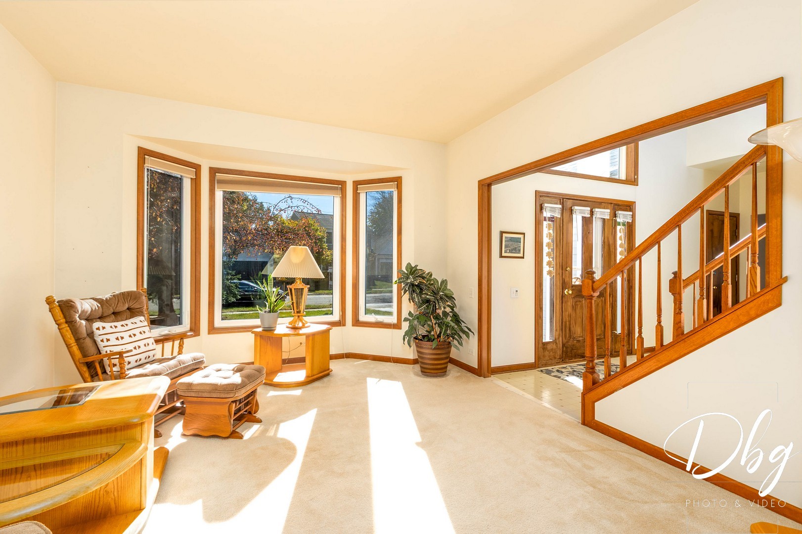 252 Carters Grove Court Grayslake, IL 60030 - Photo 7 of 69 a view of a living room with furniture and floor to ceiling windows