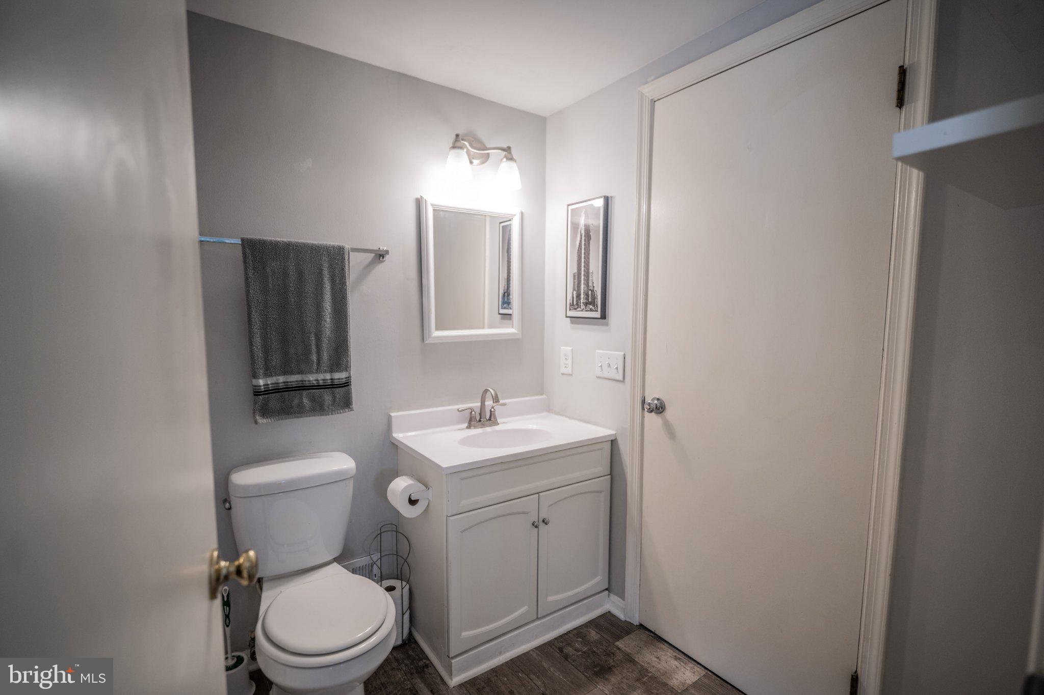 430 Pine Grove Road Bluemont, VA 20135 - Photo 54 of 58 a bathroom with a toilet a sink and mirror