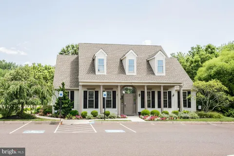 front view of house with a garden