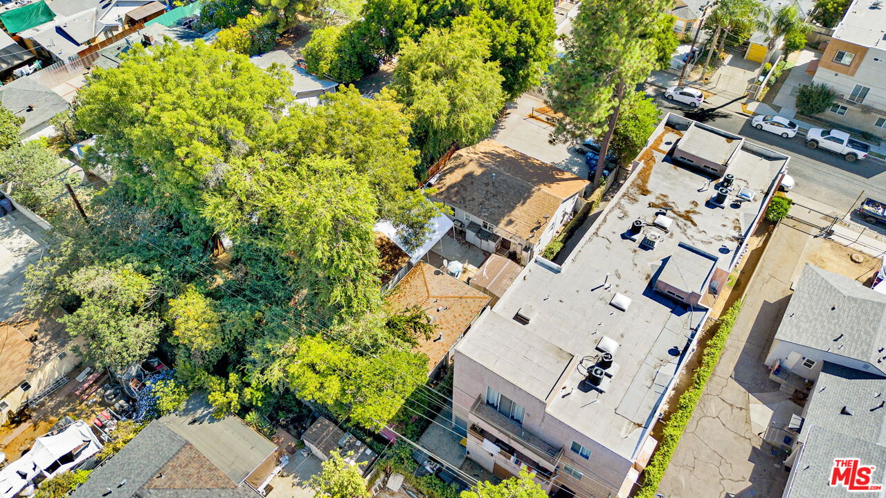 14541 Hart Street Van Nuys, CA 91405 - Photo 31 of 39 an aerial view of a house with a yard and trees