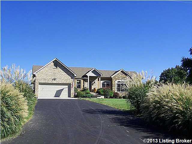 7062 Brunerstown Road Simpsonville, KY 40067 - Photo 30 of 30 Incredible updated all brick and stone ranch with 2 Master Suites (1 added in 2010), 2 Master Baths, 2 additional Bedrooms, Eat-In Kitchen, Dining Area, Great Room, 2 Car Garage, large triple tiered deck with seating, Laundry Room and set on 1 incredible acre with stunning views all the way around the home!!