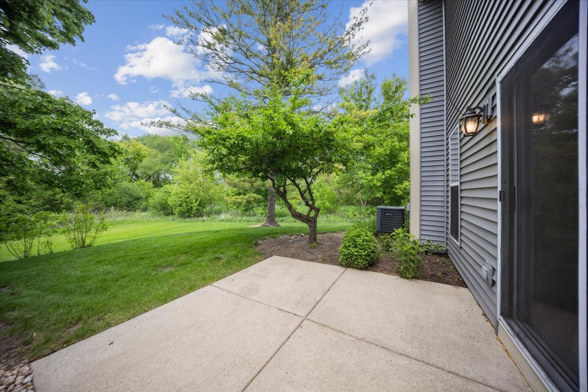 1148 Coldspring Road Elgin, IL 60120 - Photo 3 of 27 a view of backyard with potted plants and a large tree
