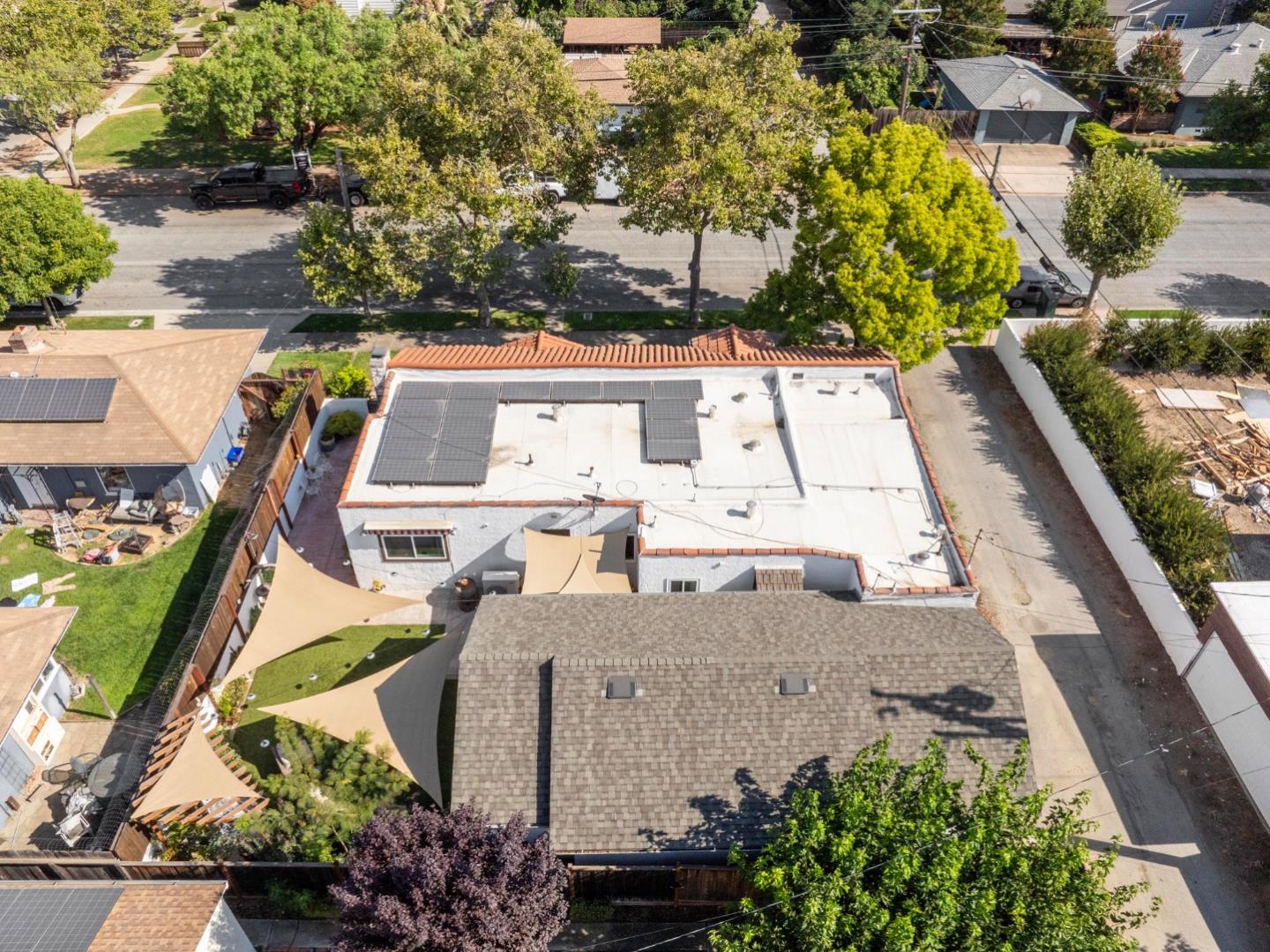 545 4th Street Gilroy, CA 95020 - Photo 36 of 36 an aerial view of a house with a yard and lake view