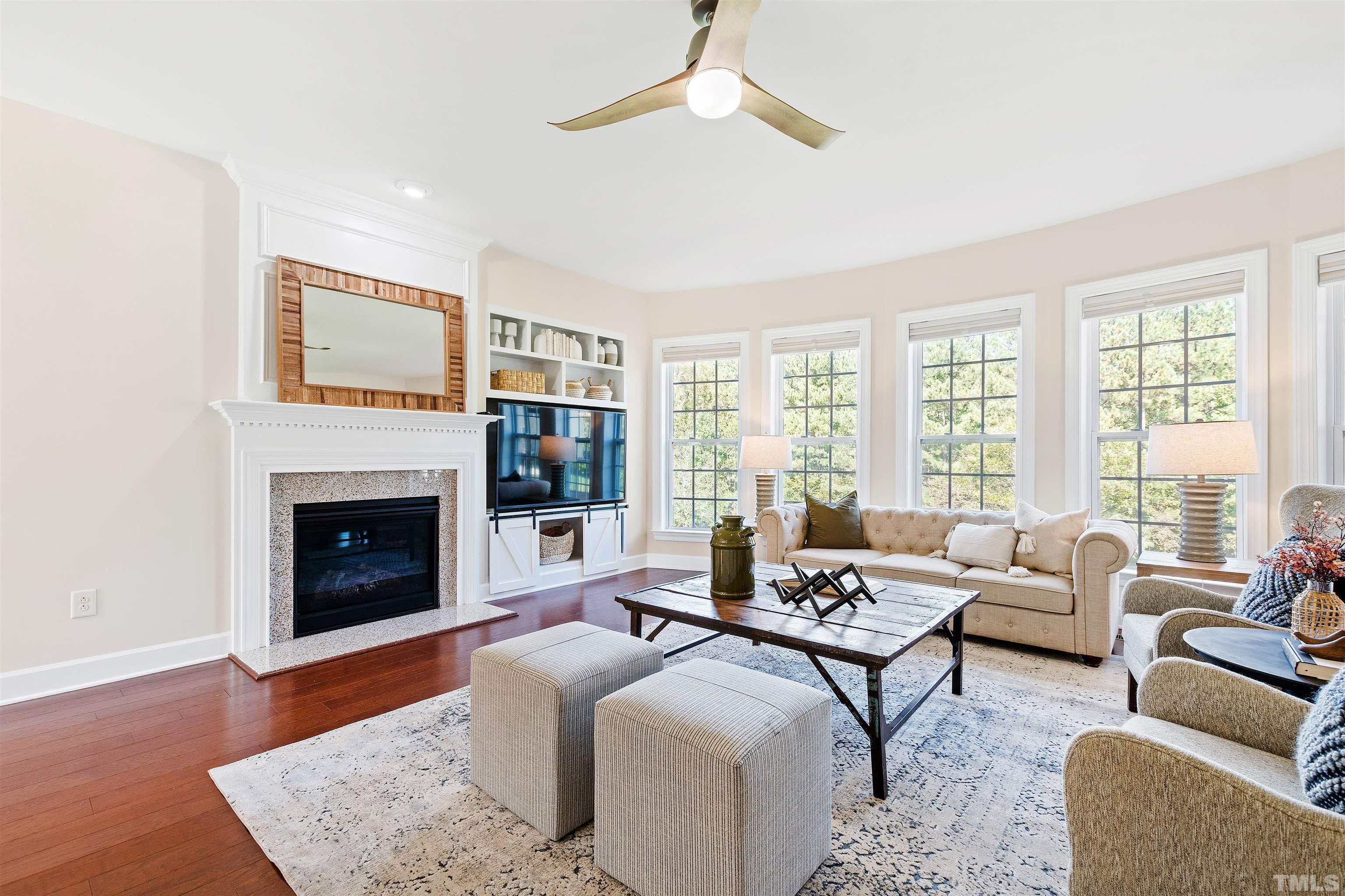 400 Alliance Circle Cary, NC 27519 - Photo 13 of 62 a living room with furniture fireplace and window