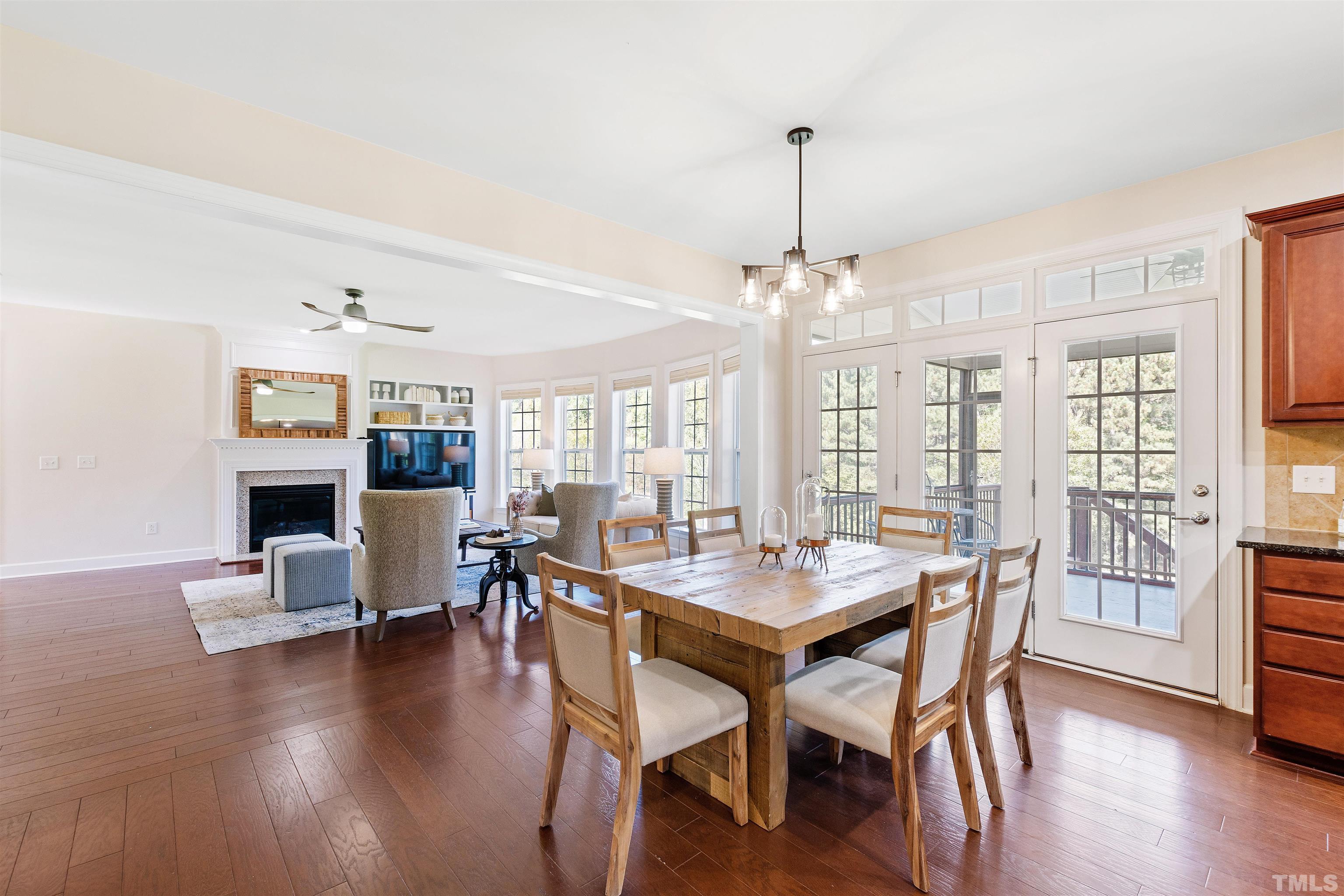 400 Alliance Circle Cary, NC 27519 - Photo 15 of 62 a view of a dining room with furniture window and wooden floor