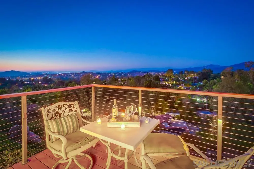 16062 Stoney Acres Road Poway, CA 92064 - Photo 7 of 75 a view of a balcony with an ocean view
