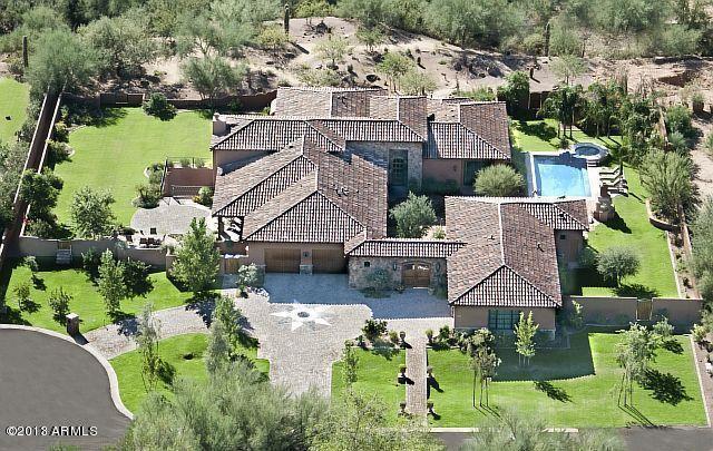 6407 East Catesby Road Paradise Valley, AZ 85253 - Photo 2 of 34 ariel view catesby