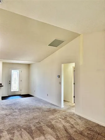 a view of an empty room