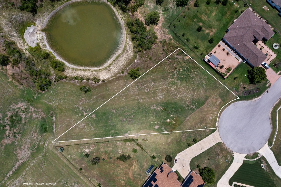 Top Aerial View with Property Lines