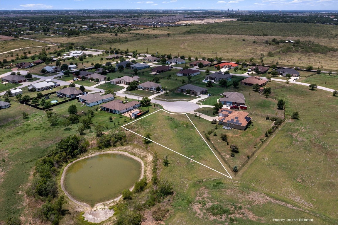 272 Gable Street Kyle, TX 78640 - Photo 16 of 20 North West View with Property Lines