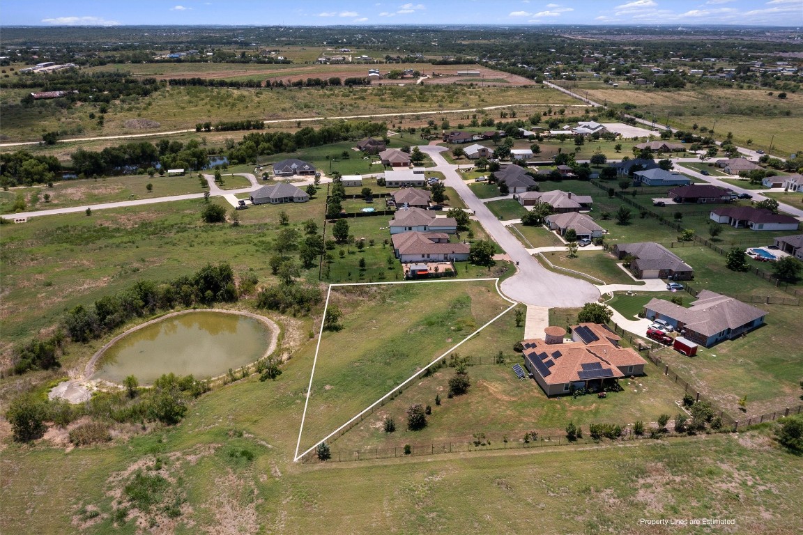 272 Gable Street Kyle, TX 78640 - Photo 18 of 20 Western View with Property Lines