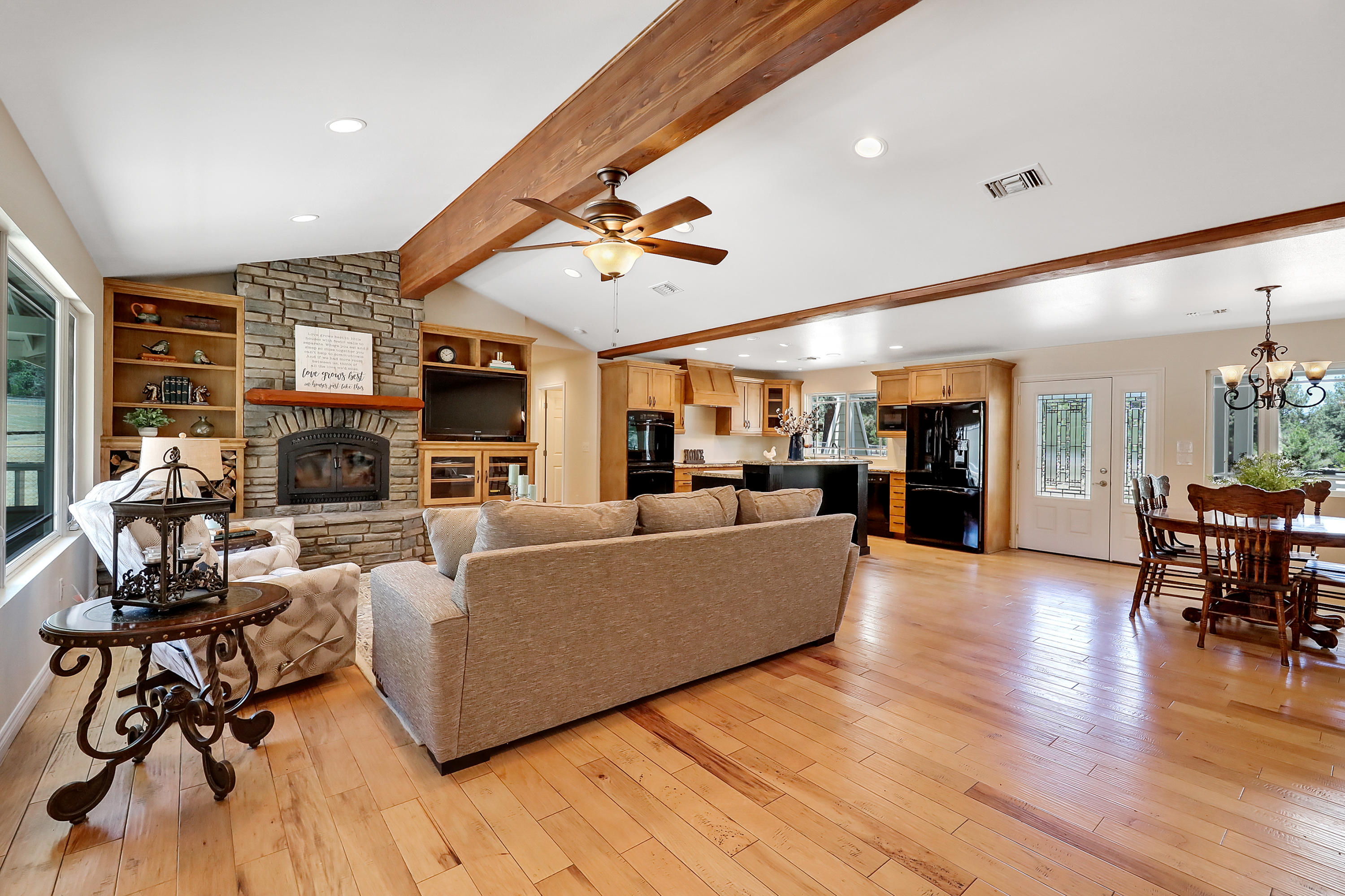 36211 Tool Box Spring Road Mountain Center, CA 92561 - Photo 6 of 26 a living room with furniture and a wooden floor